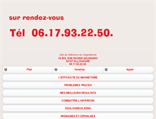 Tablet Screenshot of magnetiseur-kupczyk.com